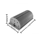 Штампованный радиатор шириной 96 мм для светодиодного прожектора